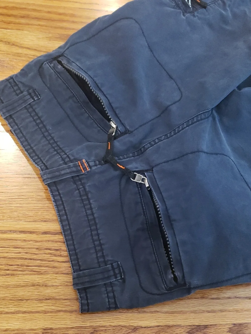 GAP Navy Blue Cargo Shorts With Adjustable Waist Size: 8